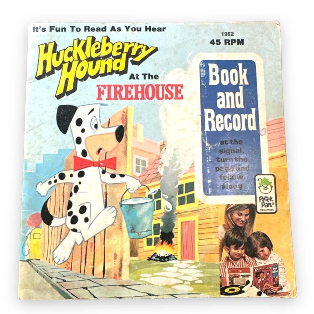 Vintage Peter Pan  records Huckleberry Hound at the Firehouse record